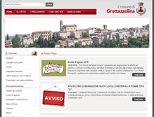 Tablet Screenshot of comune.grottazzolina.ap.it